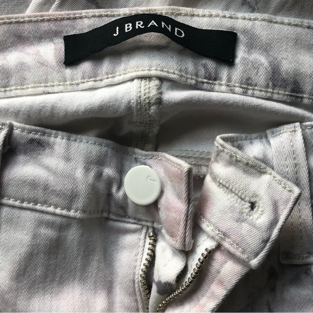 J Brand Jean Super Skinny Ghost Rose Floral Size 25 - Picture 9 of 11